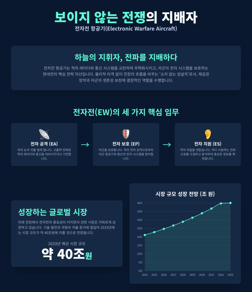 전자전 항공기 도입 필요성